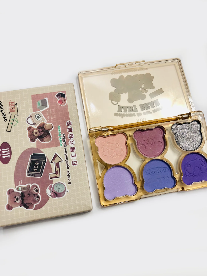 Kawaii Bear Eyeshadow Palette (6 colors)