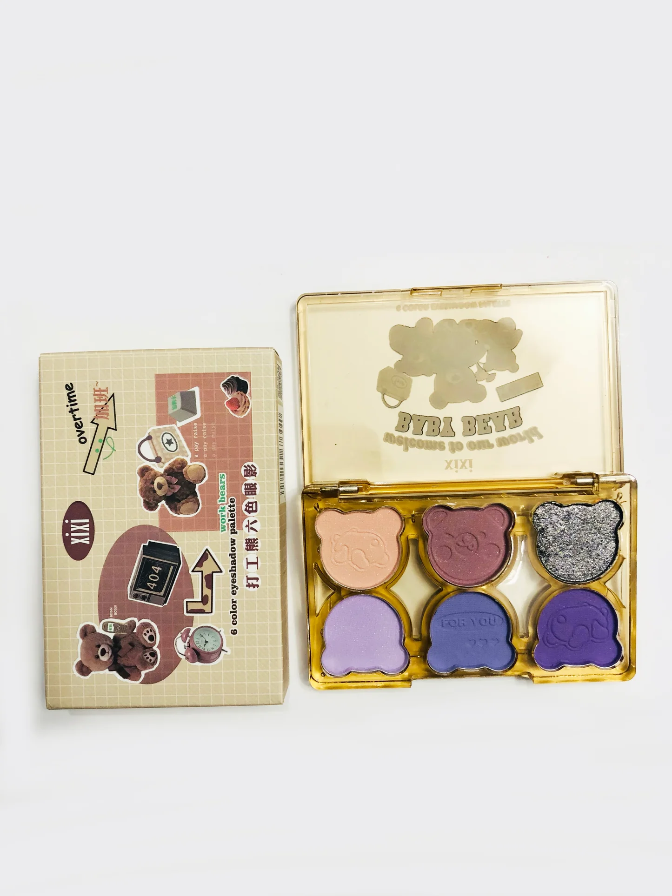 Kawaii Bear Eyeshadow Palette (6 colors)