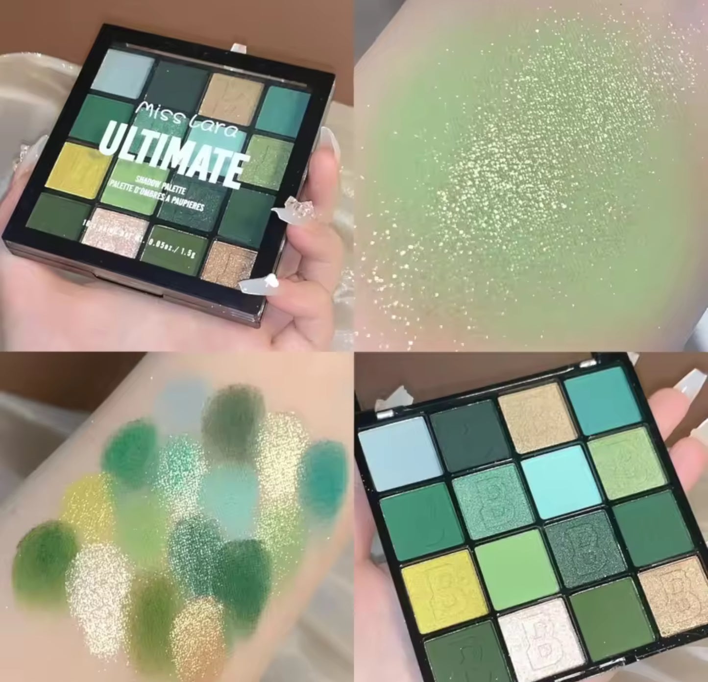 Green Eyeshadow Palette (16 shades)